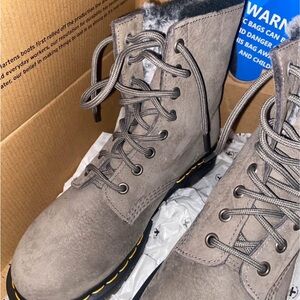 Dr. Martens Gray Ankle Boots
